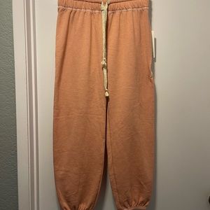 Emily Hsu lightning bolt cropped joggers - NWT